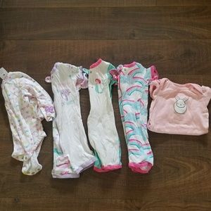 9-12 month children's place jammies lot